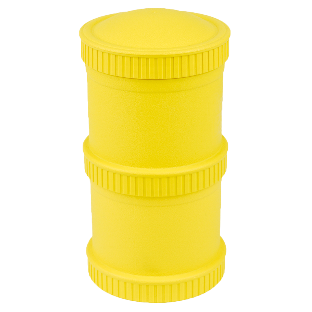 ReplayRecycled Envase Amarillo / Tapa Rosca Envase Alimentos Apilable Doble Ecológico