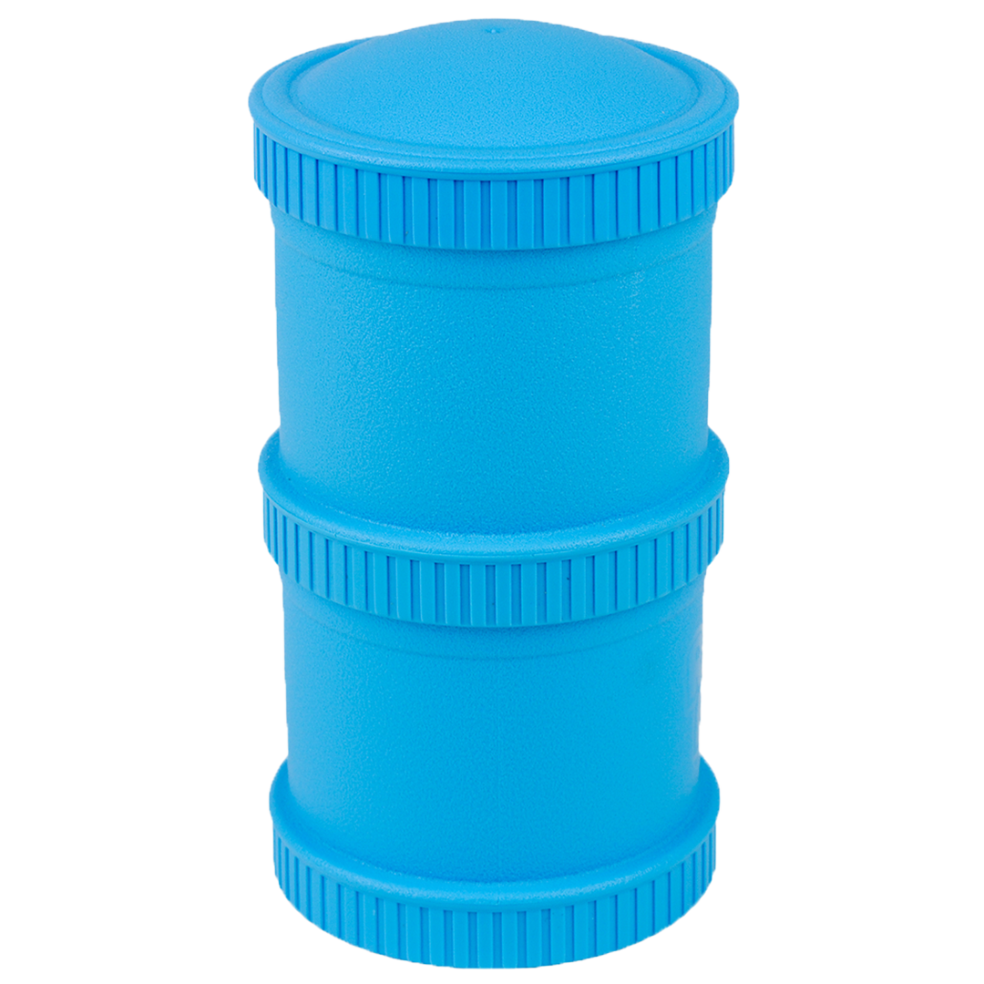 ReplayRecycled Envase Azul / Tapa Rosca Envase Alimentos Apilable Doble Ecológico