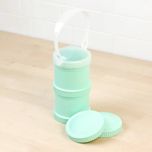 ReplayRecycled Envase Menta / Tapa de Viaje Envase Alimentos Apilable Doble Ecológico