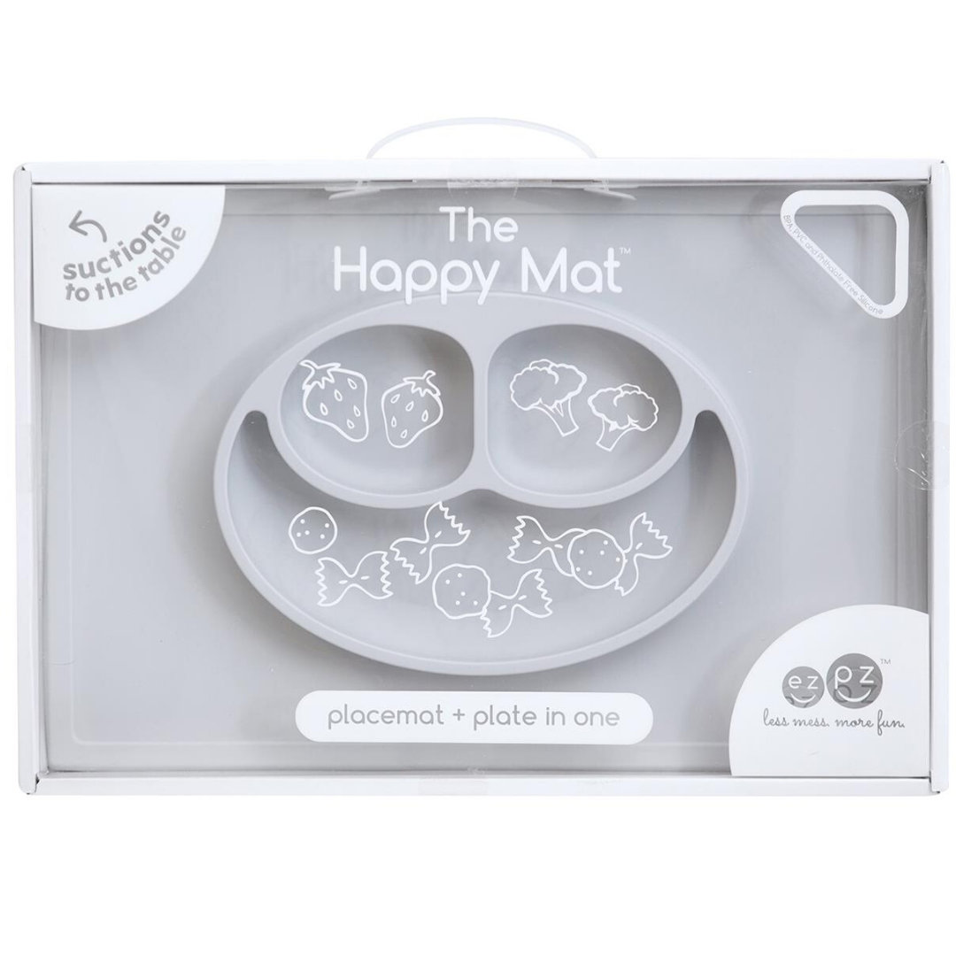 Ezpz Plato Happy Mat - Gris