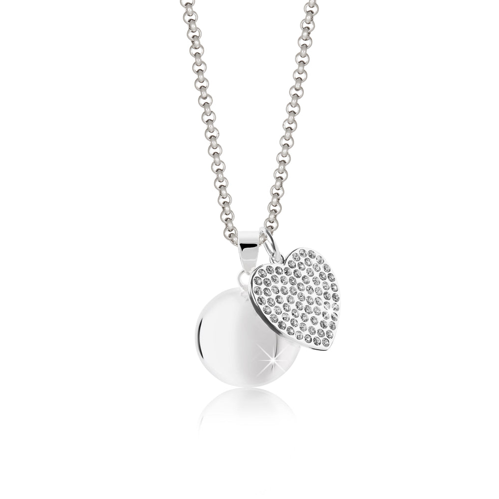 Mamijux Collar Harmony Ball Crystal heart