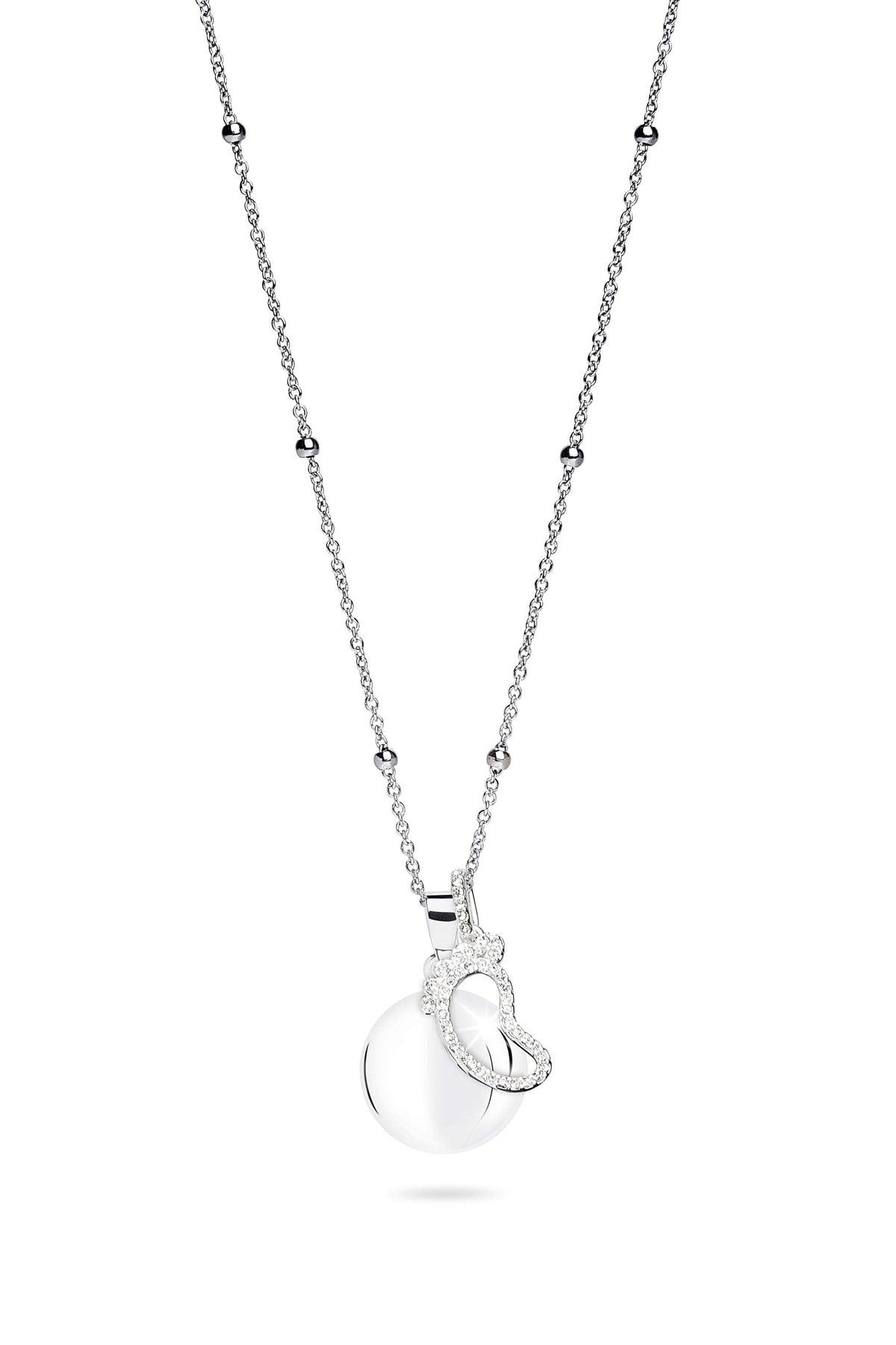 Mamijux Collar Harmony Ball White Crystals Baby Foot charm
