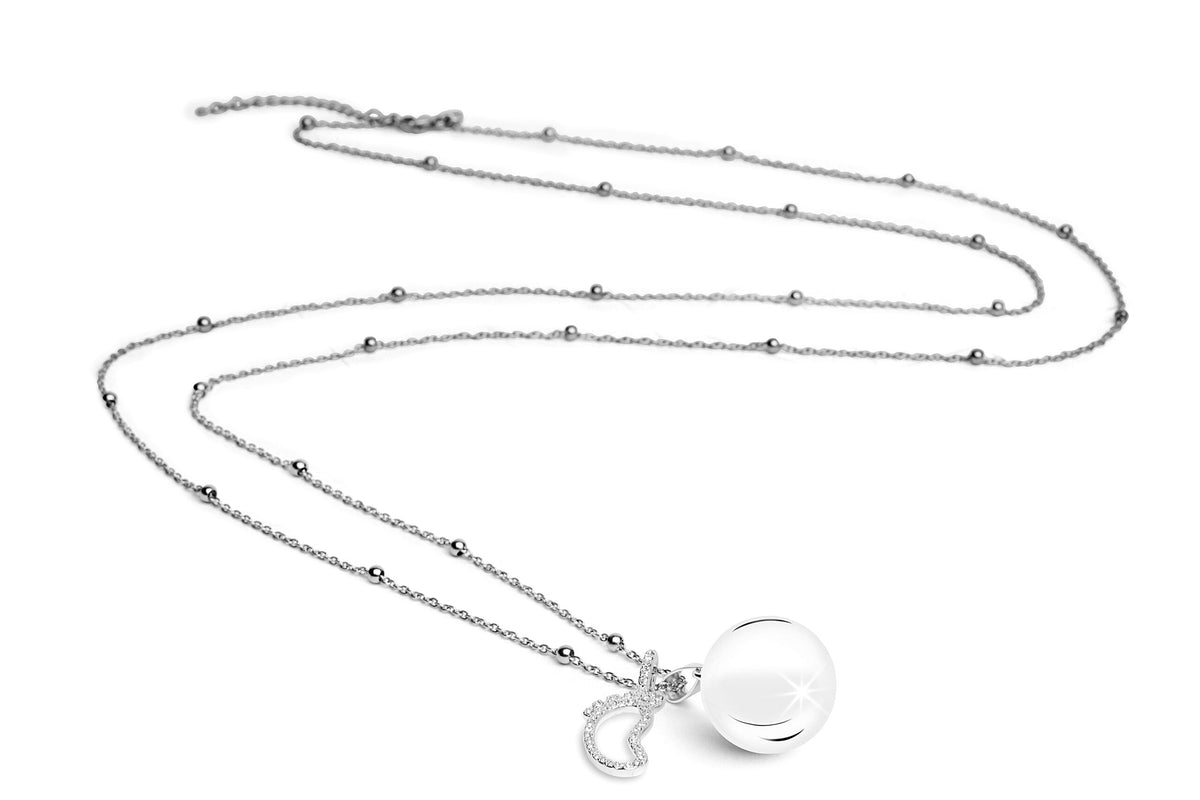 Mamijux Collar Harmony Ball White Crystals Baby Foot charm