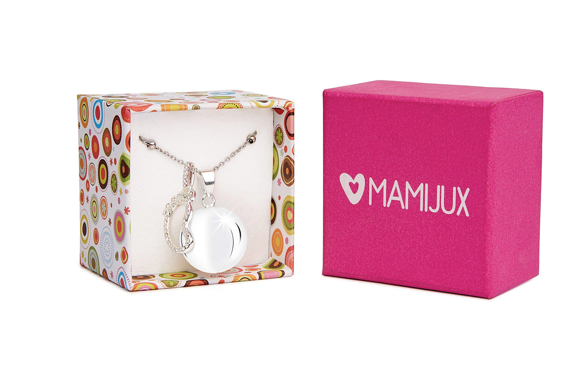 Mamijux Collar Harmony Ball White Crystals Baby Foot charm