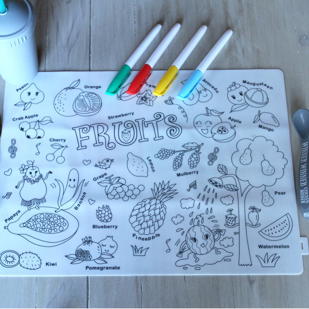 Cook&amp;Play Plato JoyMat- Individual para Colorear