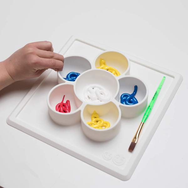 Ezpz Plato Mini Play Mat - Blanco