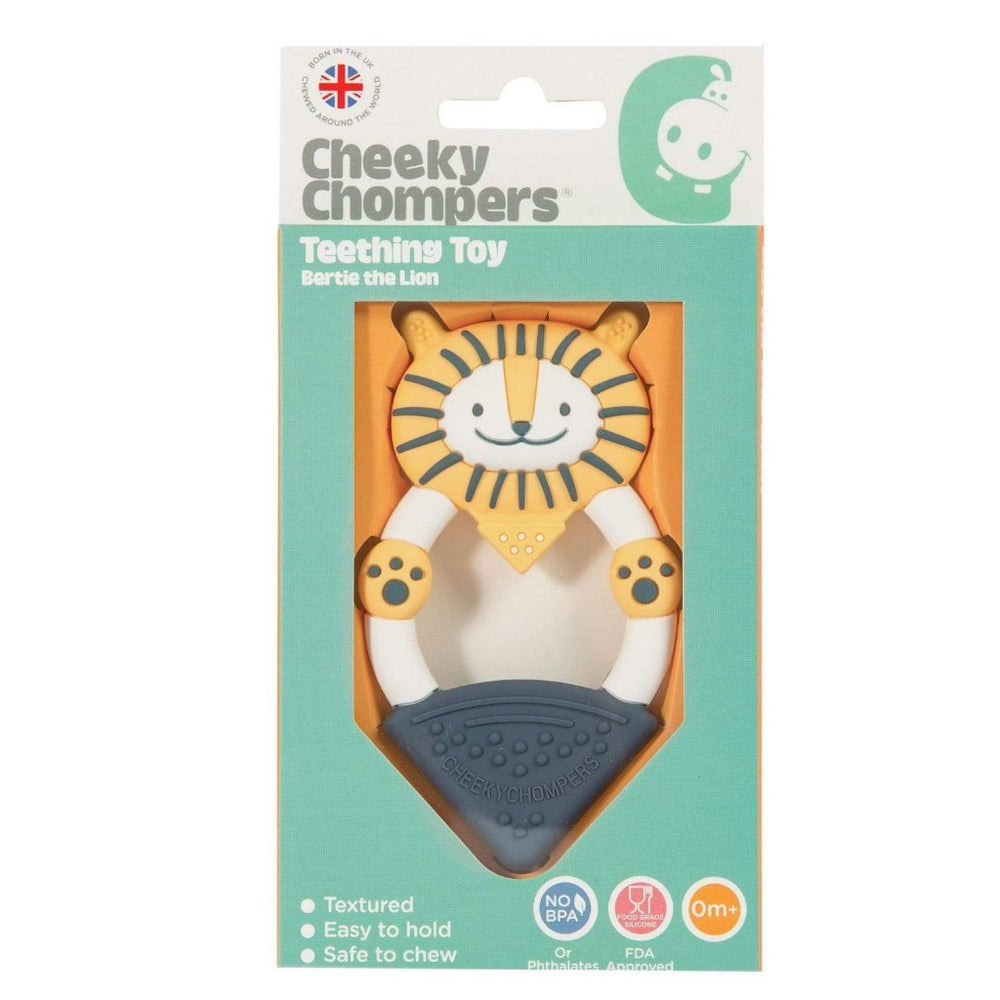 Cheeky Chompers Babero con Mordedor Mordedor Bertie El León