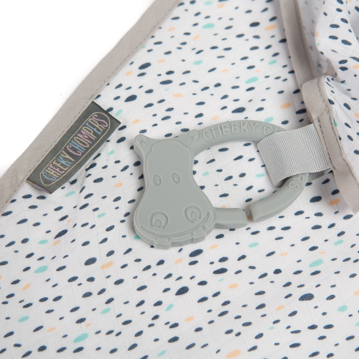 Cheeky Chompers Manta Multipropósito MultiManta 100% orgánica- Pear Drop