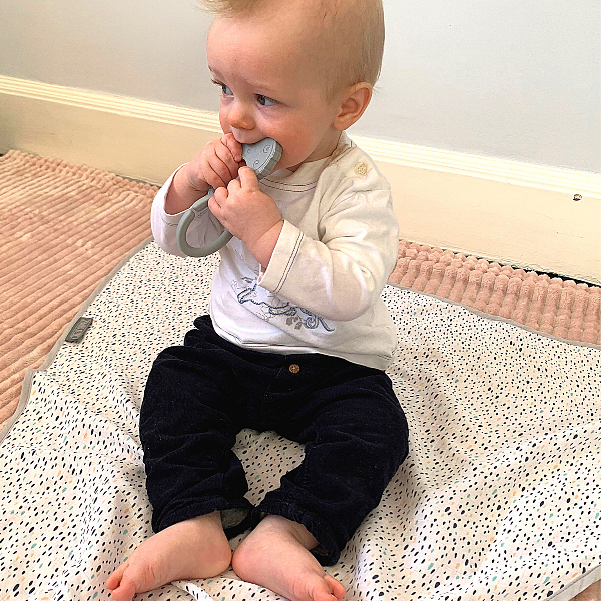 Cheeky Chompers Manta Multipropósito MultiManta 100% orgánica- Pear Drop