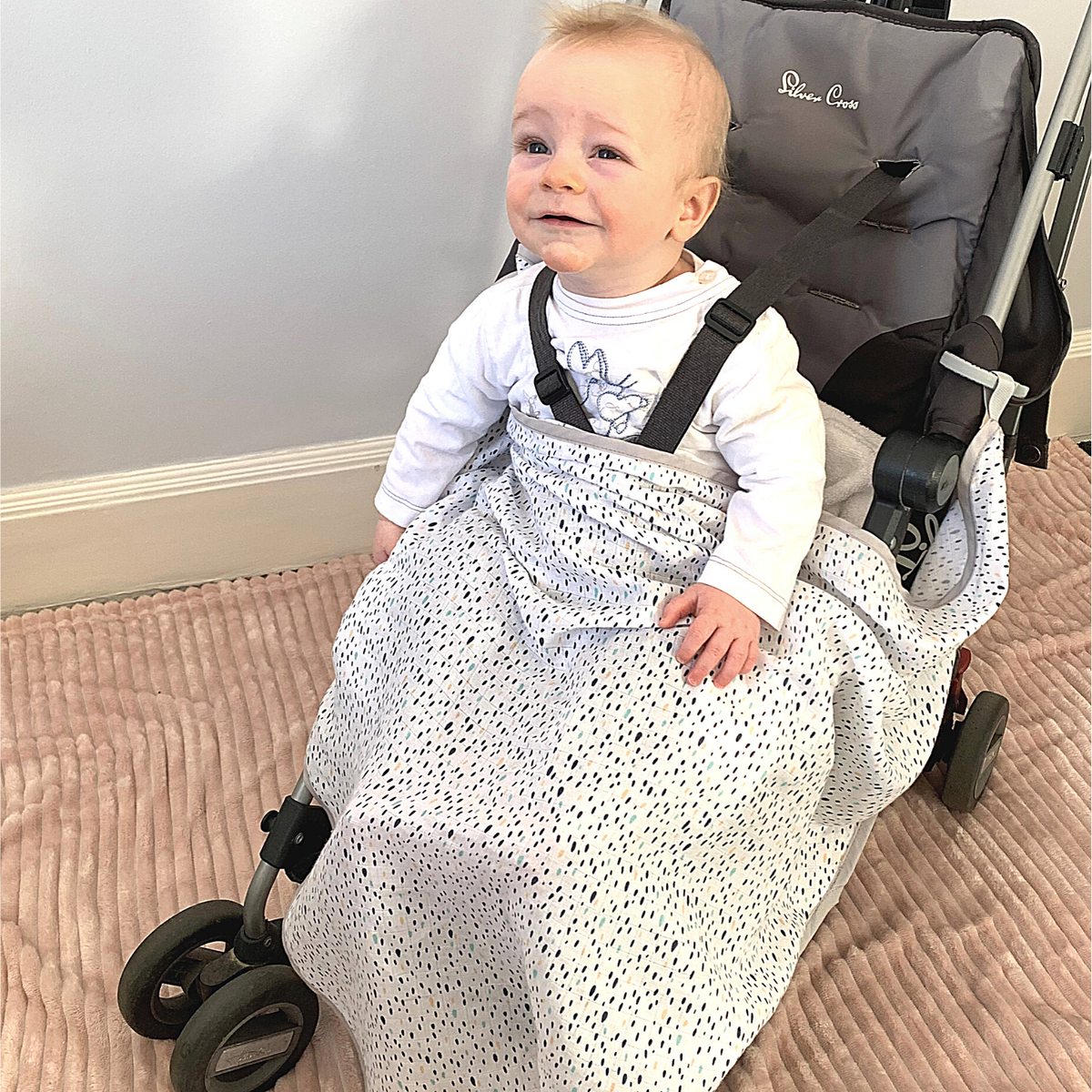 Cheeky Chompers Manta Multipropósito MultiManta 100% orgánica- Pear Drop