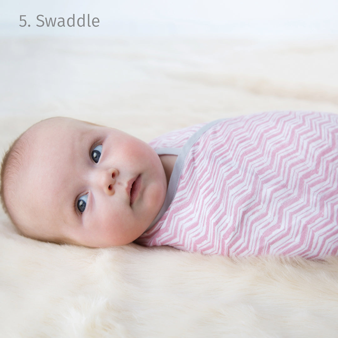 Cheeky Chompers Manta Multipropósito MultiManta 100% orgánica- Rosy Days