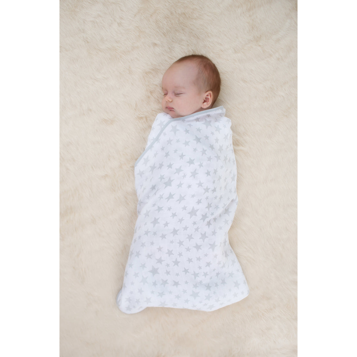 Cheeky Chompers Manta Multipropósito MultiManta 100% orgánica- Silver Stars
