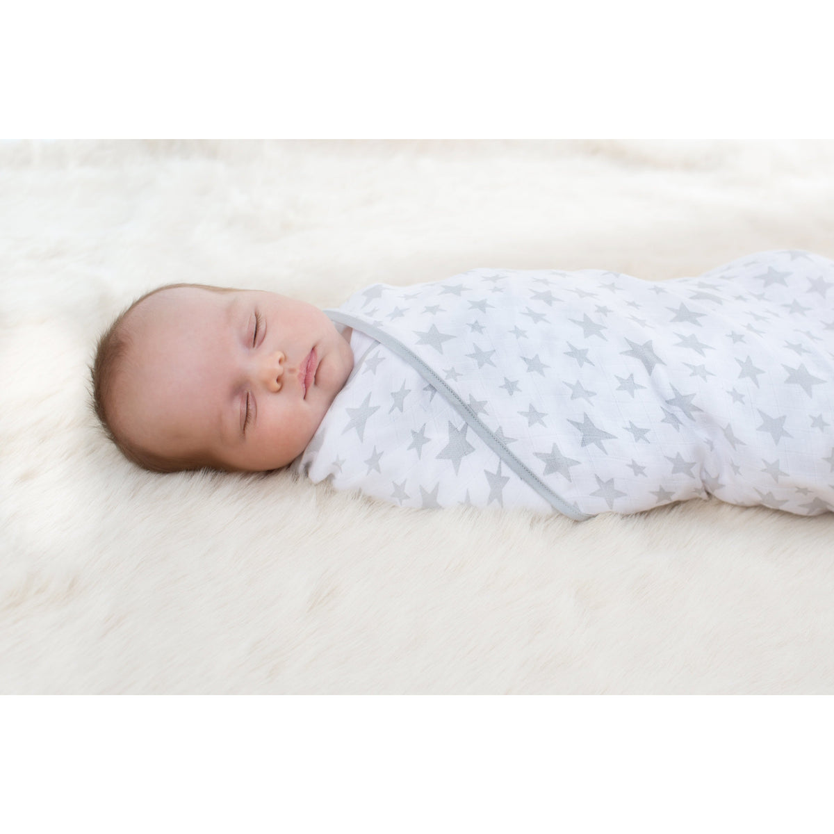 Cheeky Chompers Manta Multipropósito MultiManta 100% orgánica- Silver Stars