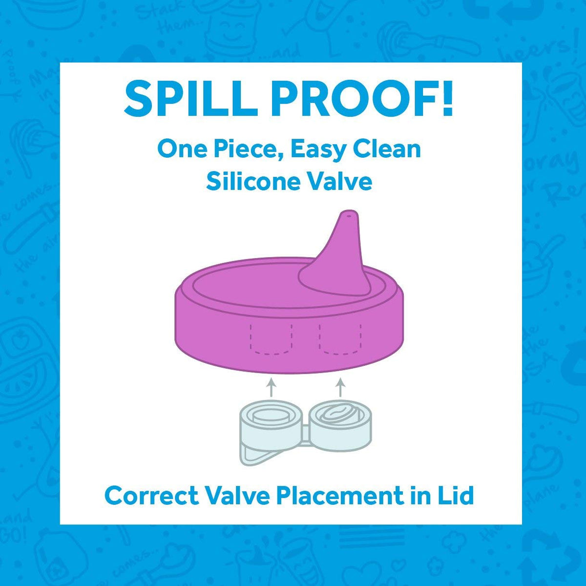 ReplayRecycled Bowl Pack 2 Vasos Anti-derrame Boca Dura