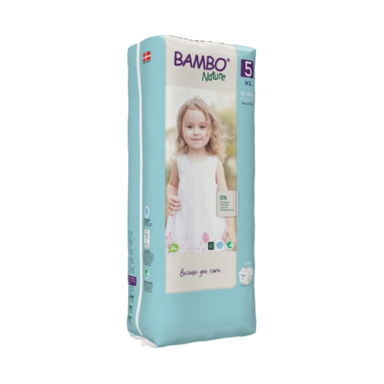 Bamboo Nature Pañales 5 Eco-Friendly 12kg-18kg Paquete Alto Pañal Bambo Nature