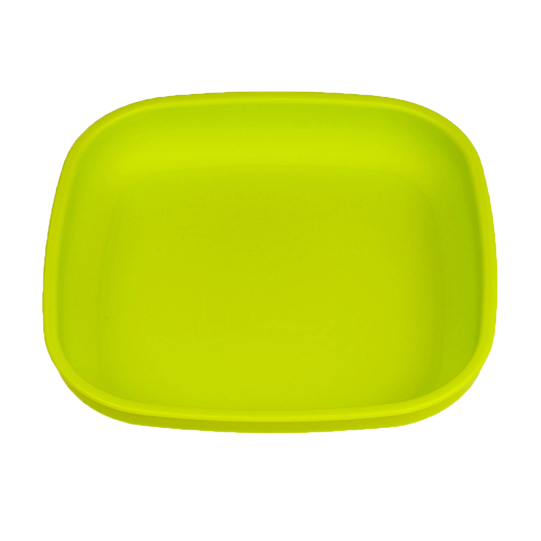 ReplayRecycled Plato Verde Limon Plato Plano Ecológico