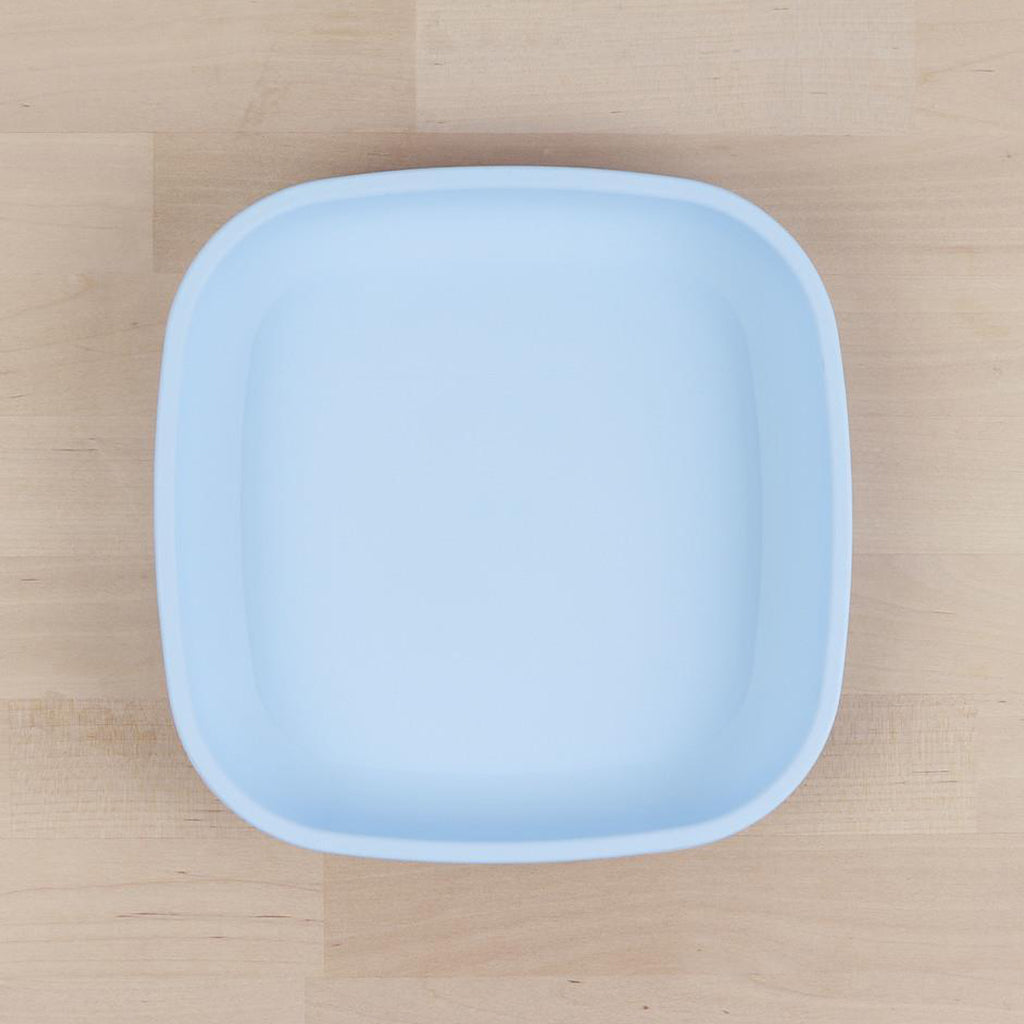 ReplayRecycled Plato Azul Pastel Plato Plano Ecológico