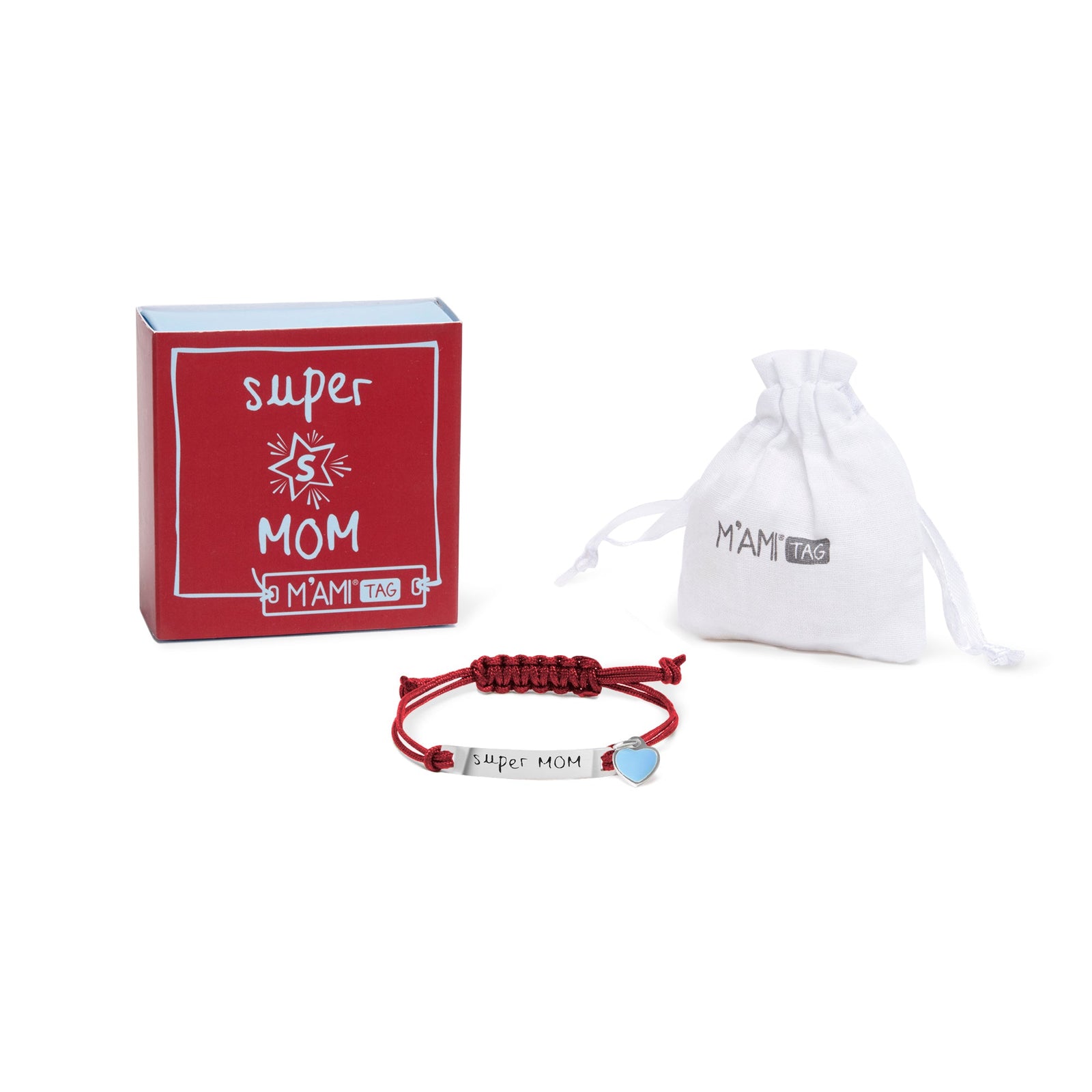 Mamijux Collar Pulsera Super MOM TAG