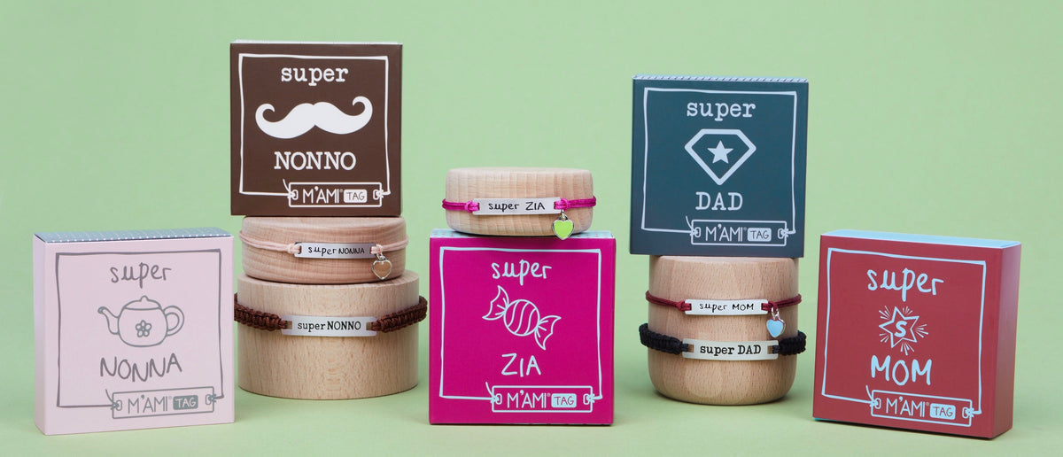 Mamijux Collar Pulsera Super MOM TAG