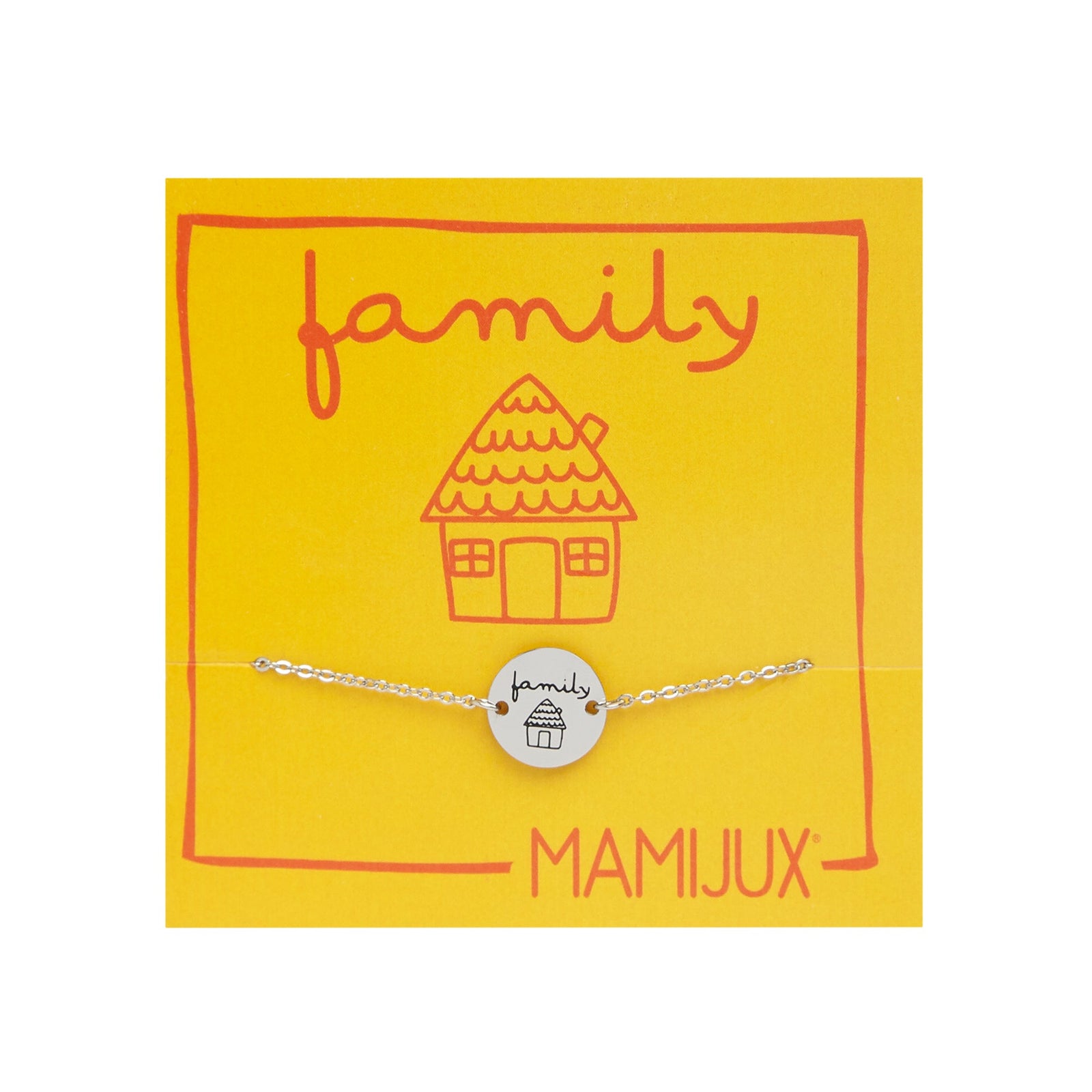 Mamijux Collar Pulsera TAG Bottoncino Family