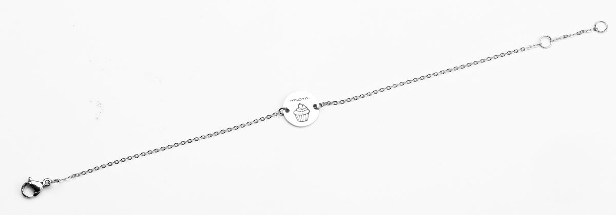 Mamijux Collar Pulsera TAG Button Mom