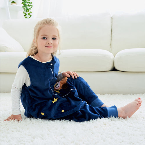 Saco de Dormir Pijama Infantil Búho en uso