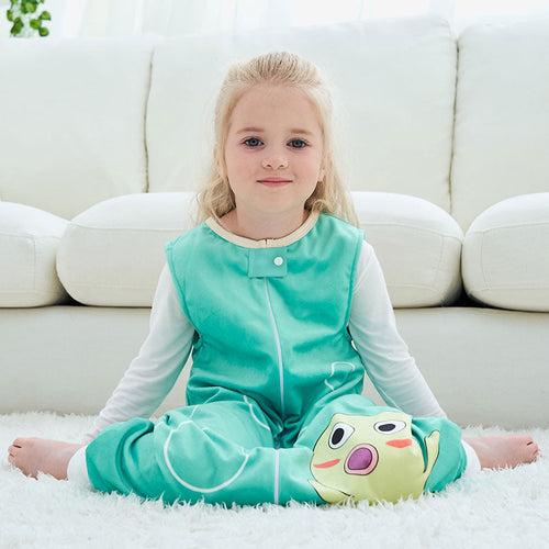 Saco de Dormir Pijama Infantil Medusa en uso