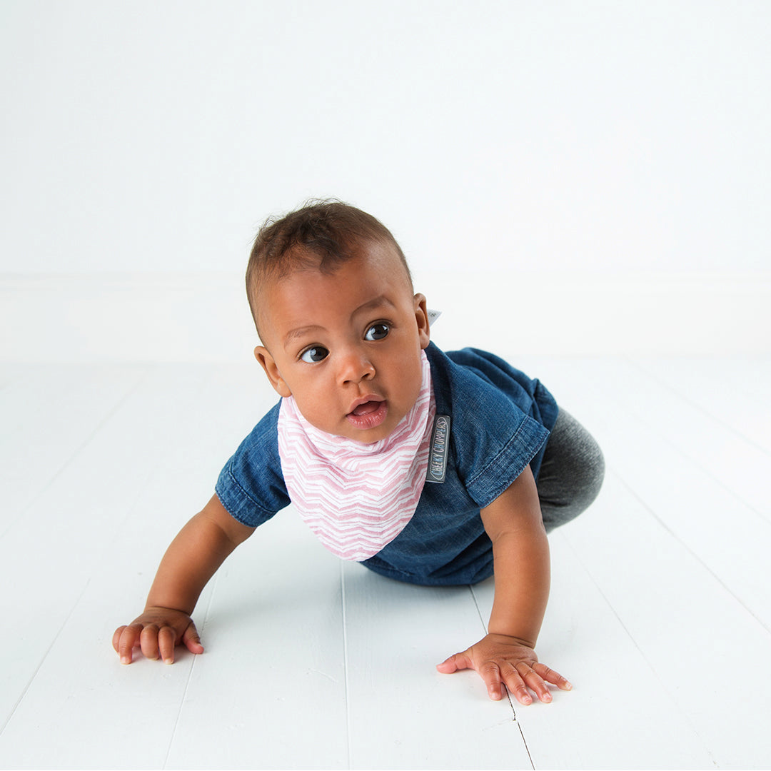 Cheeky Chompers Set Set Recién Nacido 100% Orgánico- Rosy Days