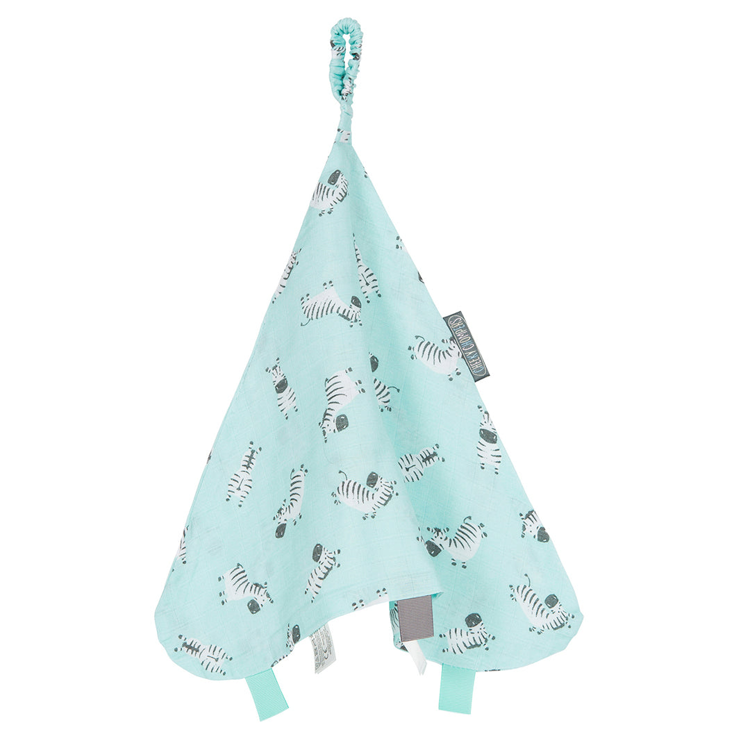 Cheeky Chompers Set Set Recién Nacido 100% Orgánico- Zebra Dreams