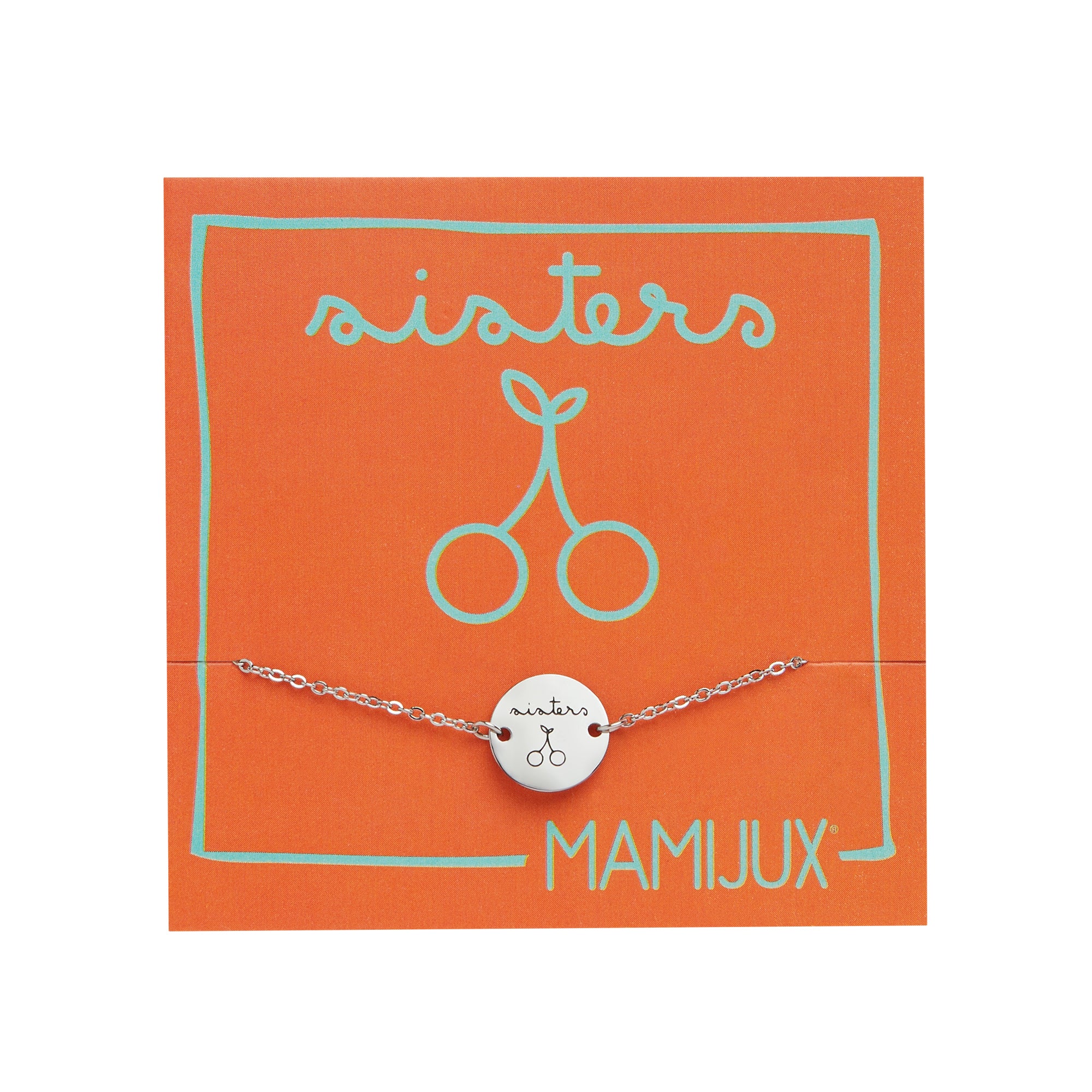 Mamijux Collar Small steel bracelet - Sisters