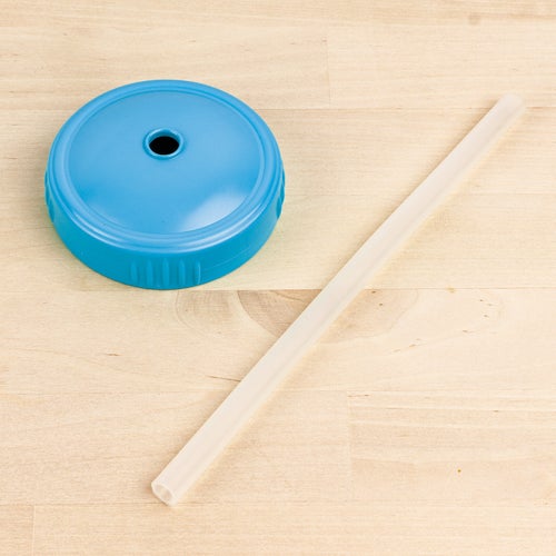 ReplayRecycled Vaso Azul Tapa Bombilla
