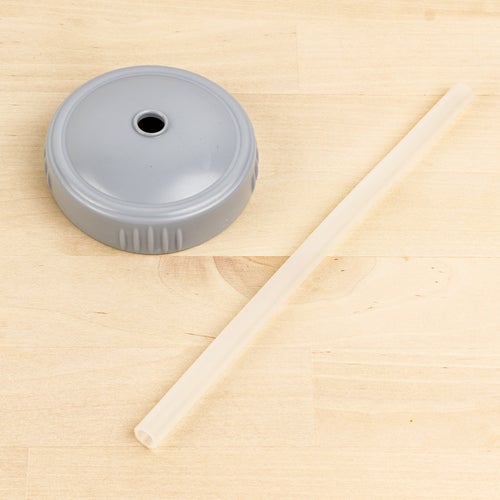 ReplayRecycled Vaso Gris Tapa Bombilla