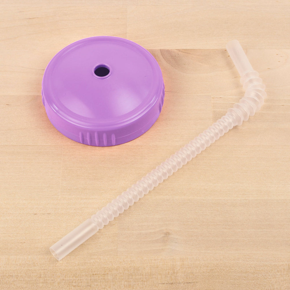 ReplayRecycled Vaso Morado Tapa Bombilla