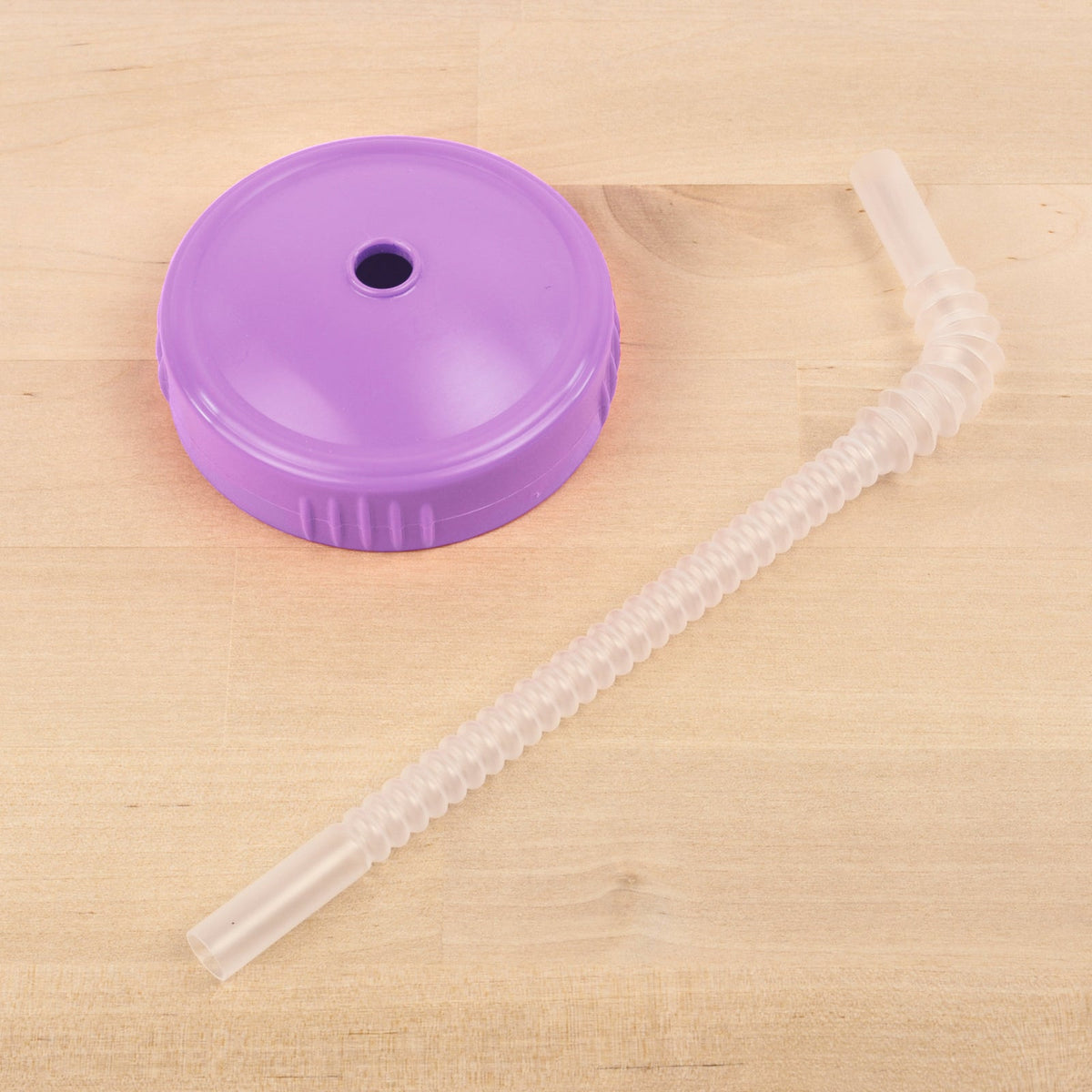 ReplayRecycled Vaso Morado Tapa Bombilla