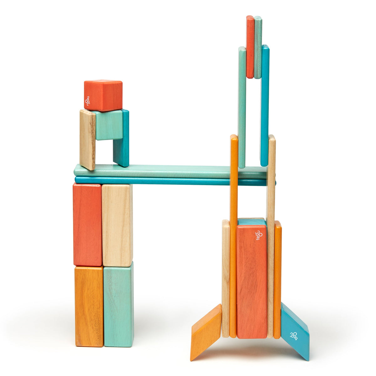 Tegu Juguete Tegu Set de 24 piezas: Sunset