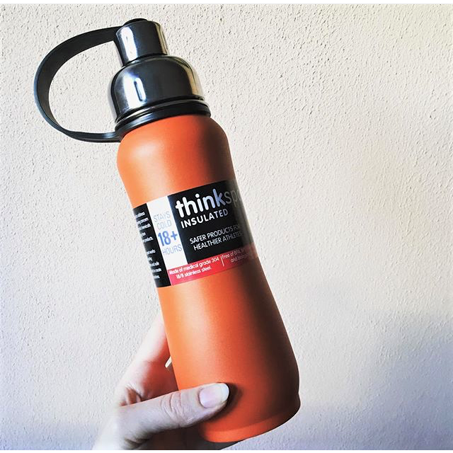 ThinkSport Botella ThinkSport Botella Térmica de Agua Insulada 500ml-Naranja