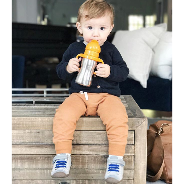 ThinkBaby Vaso Thinkster of Steel-Naranjo