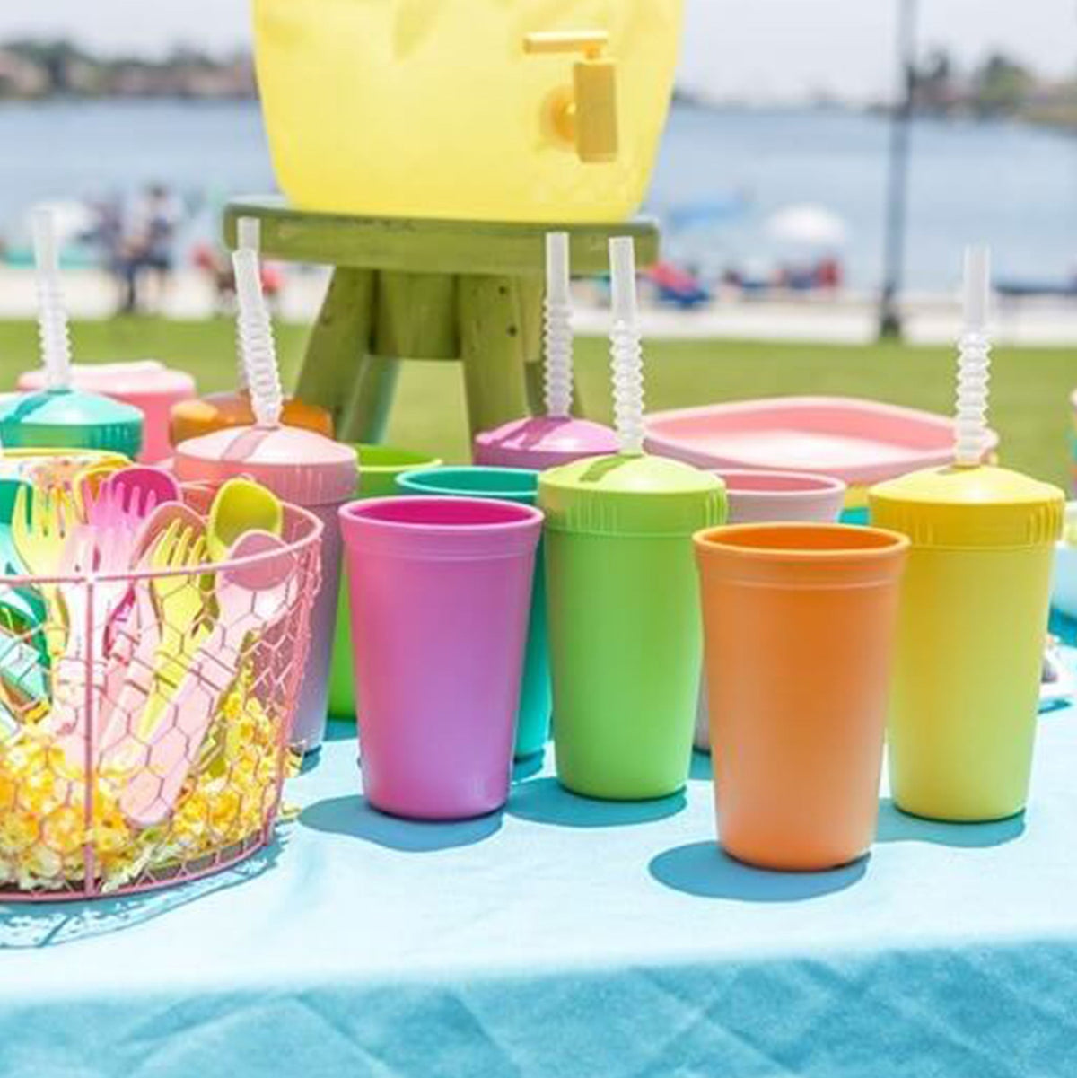 ReplayRecycled Vaso Vaso Ecológico con Bombilla