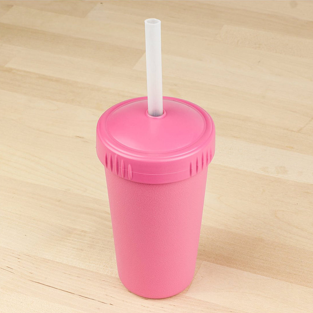 ReplayRecycled Vaso Silicona / Fucsia Vaso Ecológico con Bombilla