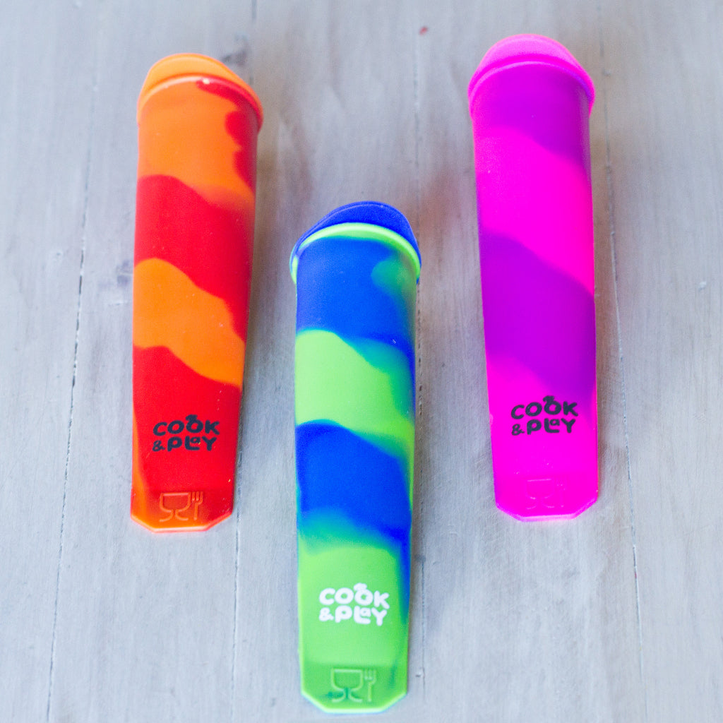 Cook&amp;Play Plato Sunset Yummys- Set 3 Moldes para Helado